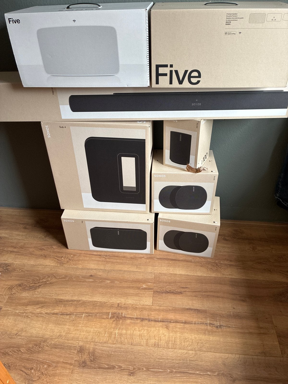 Sonos dozen, 150 watt of meer, Speakerset, Nieuw, WiFi