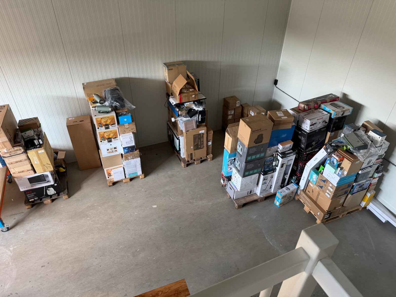 6-7 pallets retourgoederen Bol 20-30k retail BTW partij., Ophalen of Verzenden, Overige categorieën