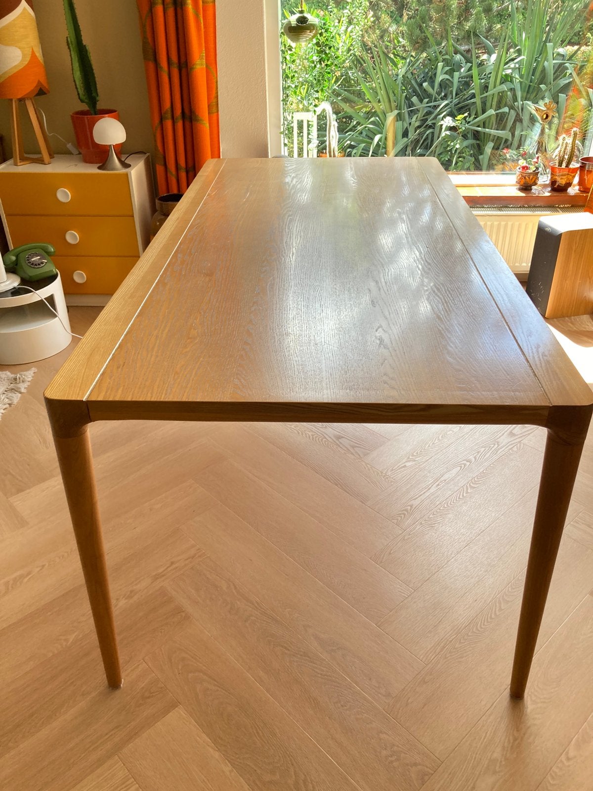 Eettafel Woood, Huis en Inrichting, Tafels | Eettafels, Gebruikt, Vijf personen of meer, 150 tot 200 cm, Rechthoekig