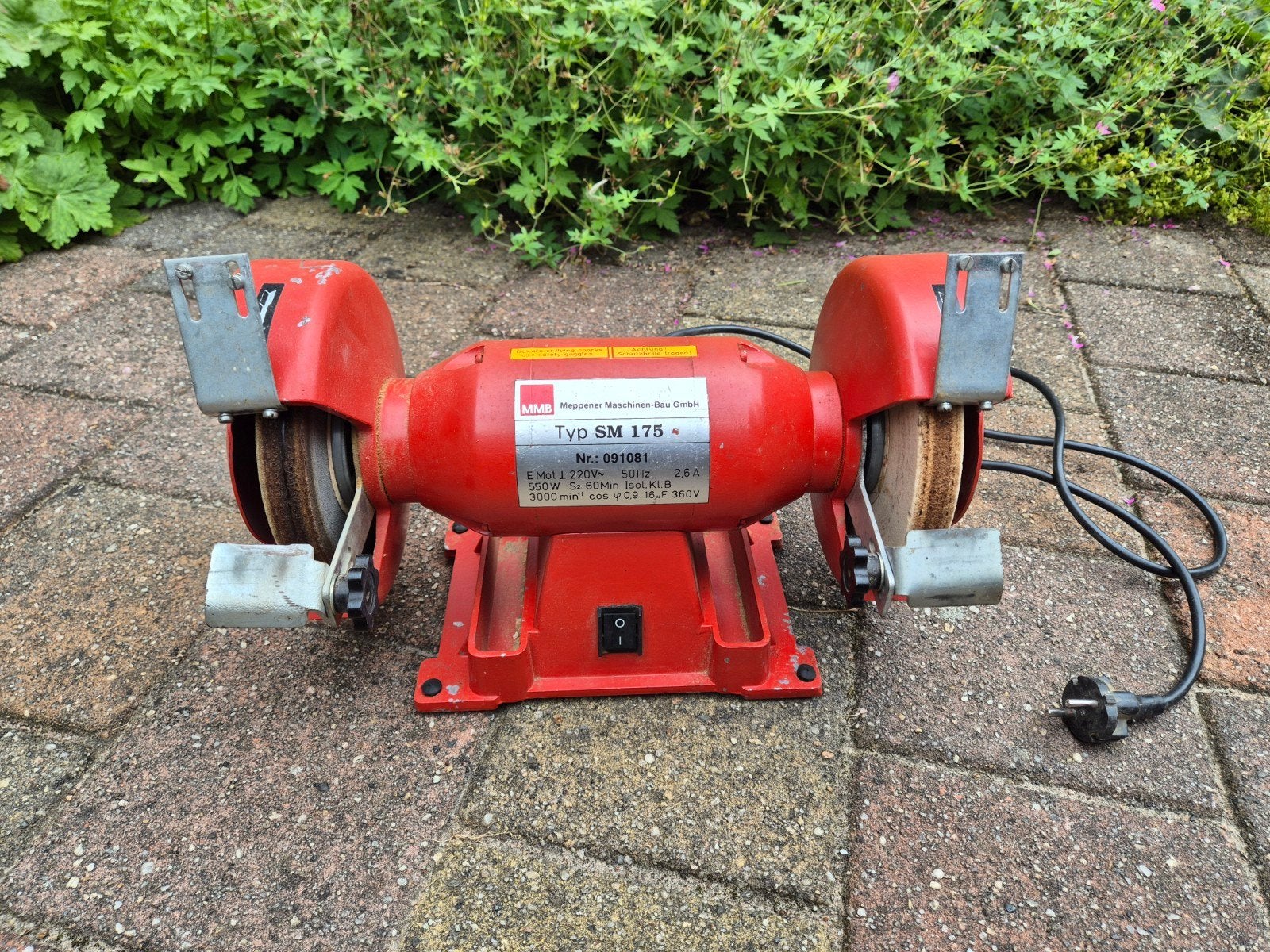 MMB Typ SM 175 Werkbankslijpmachine 550W, Doe-het-zelf en Verbouw, Gereedschap | Slijpmachines, Ophalen