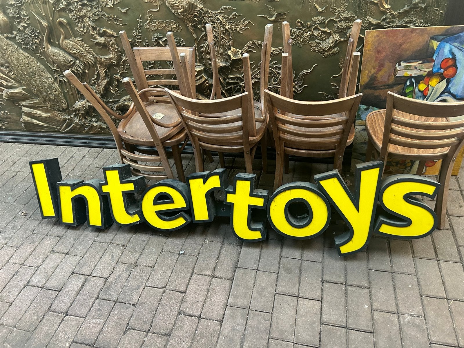 2 Intertoys Lichtbakken - Reclameletters, Ophalen of Verzenden