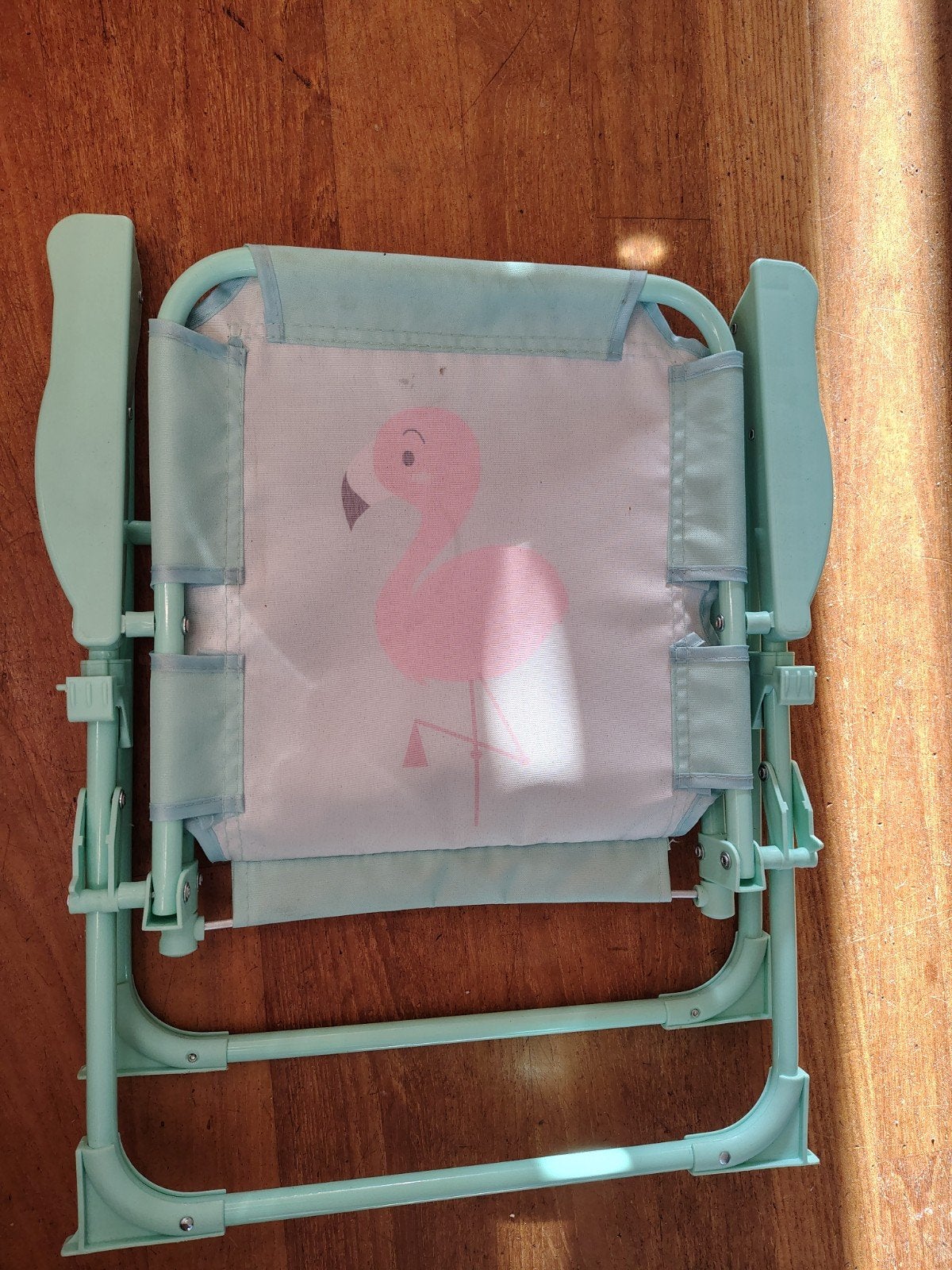 Leuke kinderstoel met flamingo print, Ophalen of Verzenden, Gebruikt