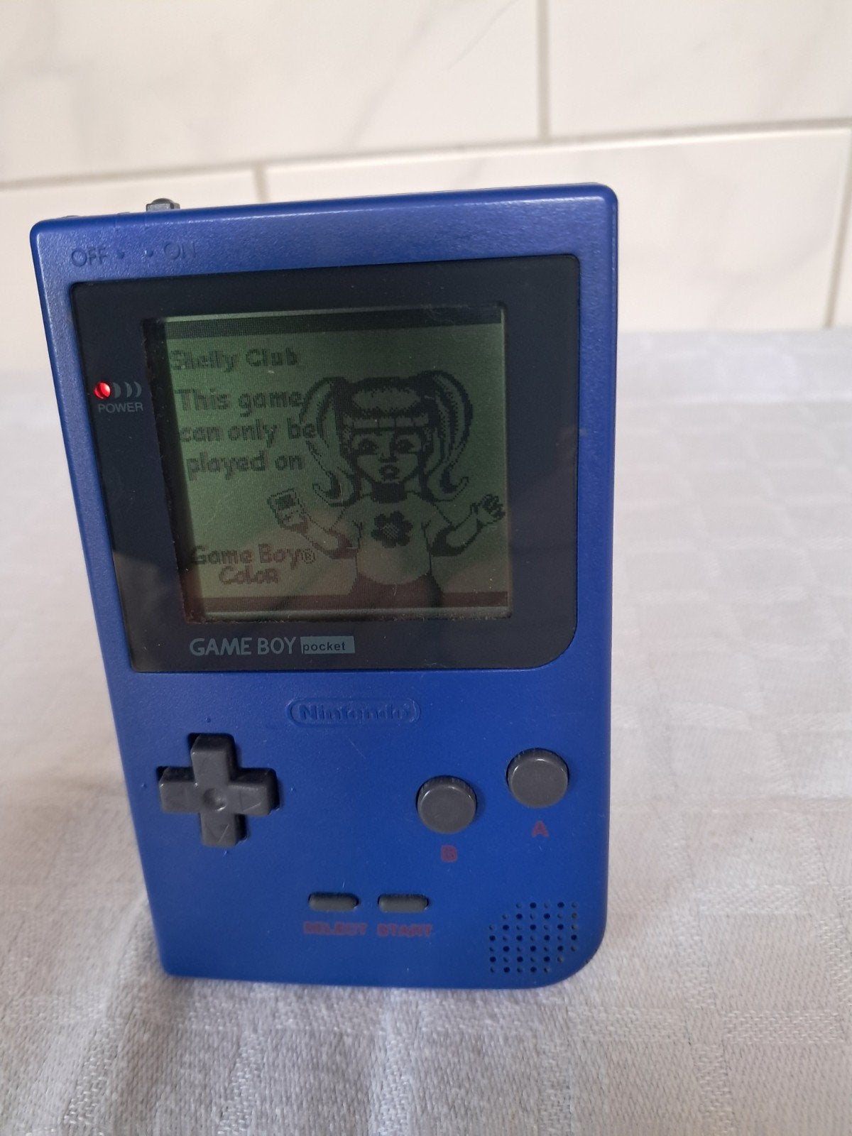 Blauwe nintendo, Ophalen of Verzenden, Zo goed als nieuw, Overige modellen