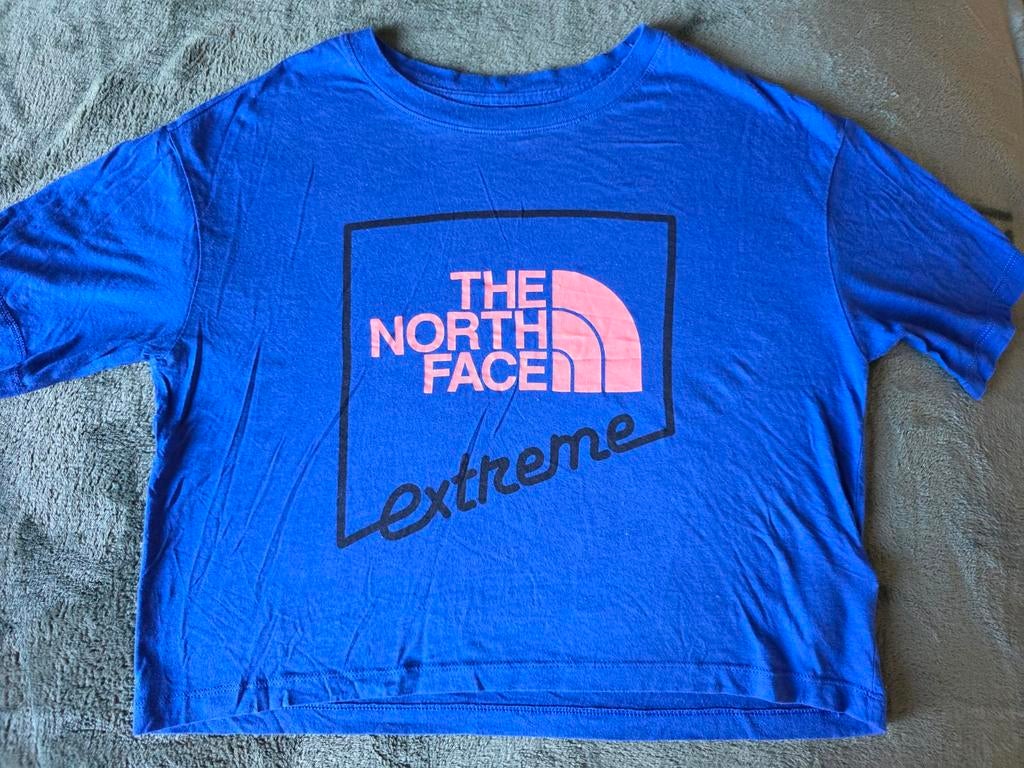 The North Face crop shirt XS, Kleding | Dames, Blauw, Ophalen of Verzenden, Maat 34 (XS) of kleiner, Gedragen