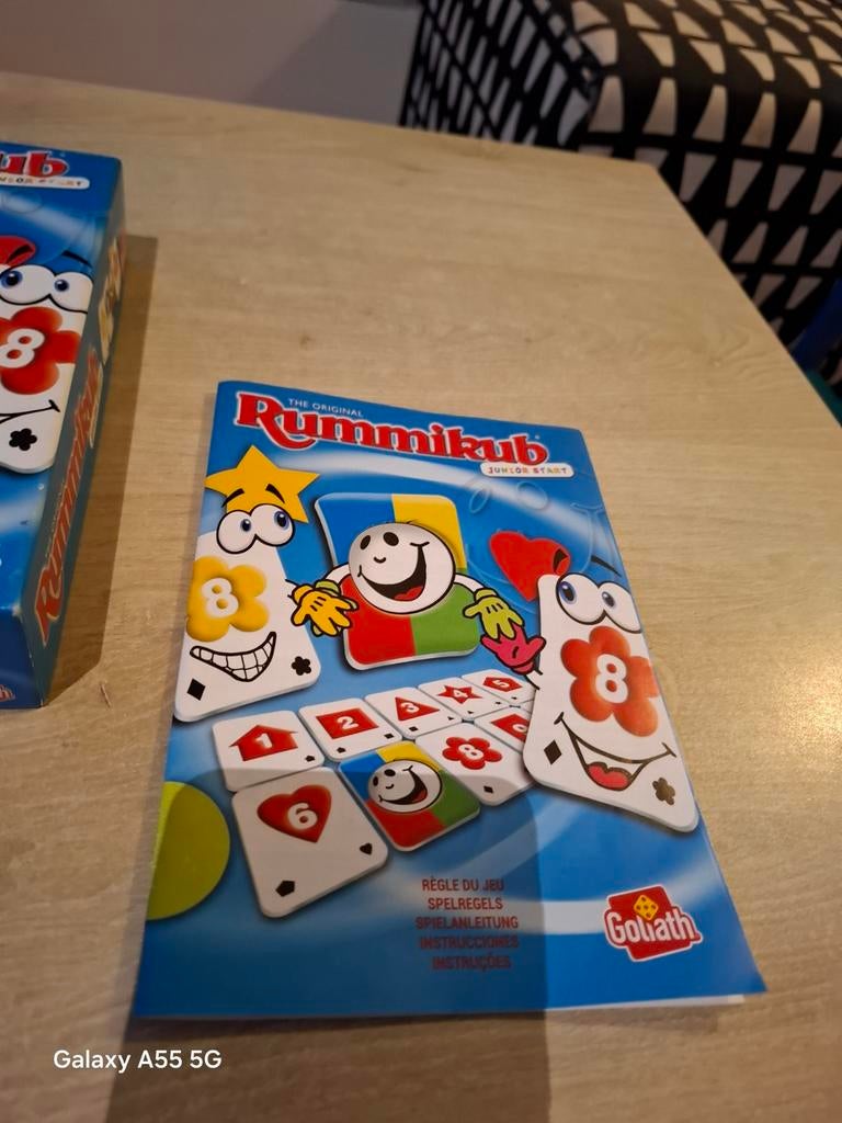 Rummikub Junior Start - Het originele cijferspel, Ophalen of Verzenden, Zo goed als nieuw, Een of twee spelers, Goliath