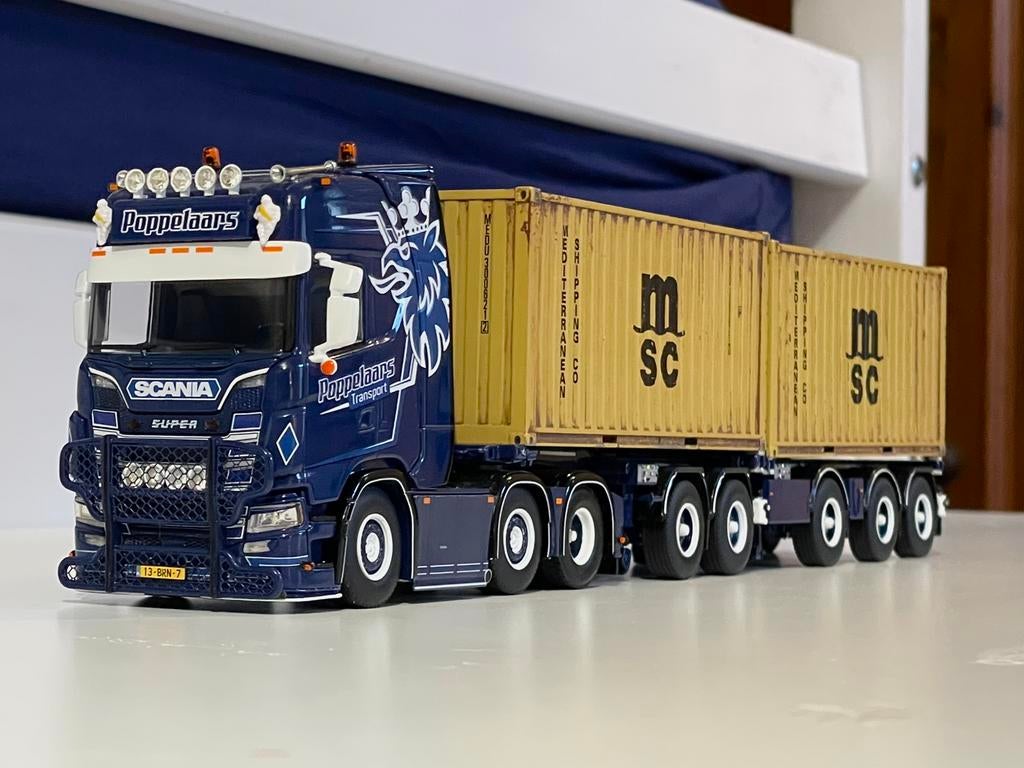 [WSI] Scania S Poppelaars Transport, Ophalen of Verzenden, Zo goed als nieuw, Bus of Vrachtwagen, Wsi