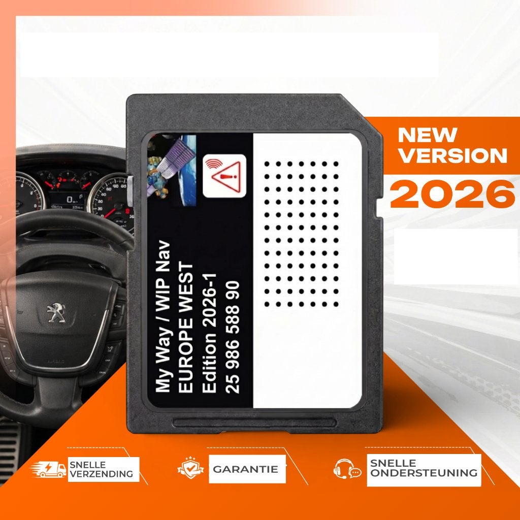 PEUGEOT CITROEN SD-KAART - 2026 ✅ NAVI RNEG✅ EUROPA, WIPNAV, Verzenden, Nieuw, Heel Europa, Landkaarten