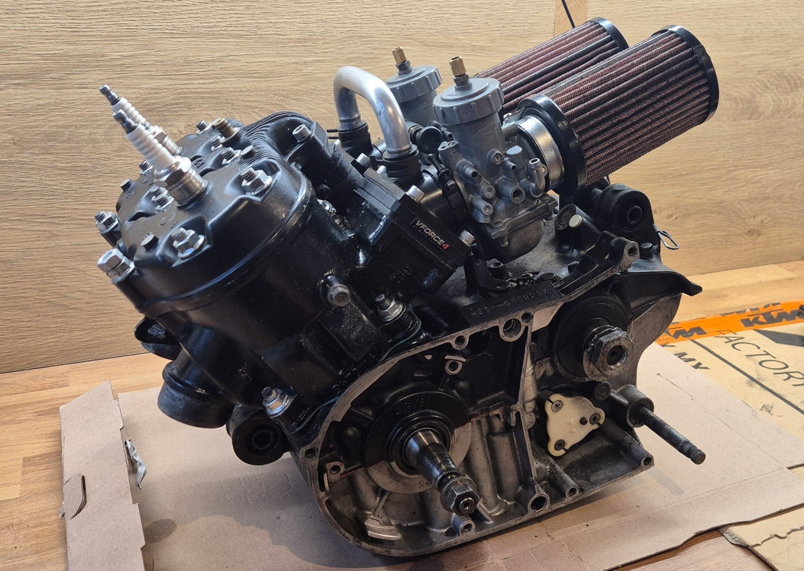 RD350 motorblok – Banshee – Getunede poorten – Mikuni, Ophalen of Verzenden, Gereviseerd