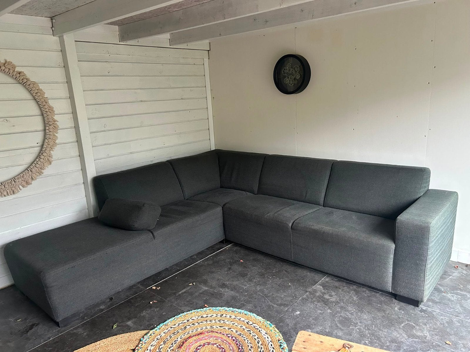 GRATIS hoekbank, Ophalen, Gebruikt, Vierpersoons of meer, 250 tot 300 cm