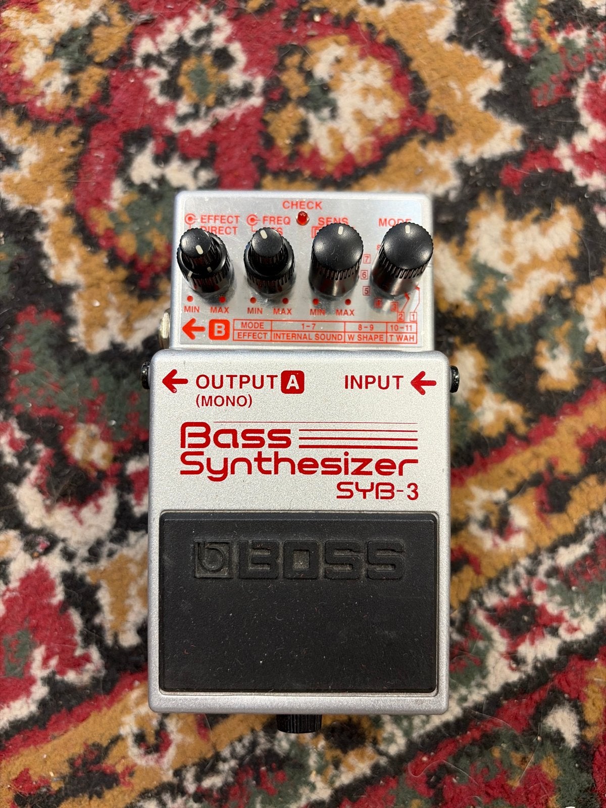 Boss SYB-3 Bass Synthesizer Pedaal, Muziek en Instrumenten, Effecten, Ophalen of Verzenden, Gebruikt, Overige typen