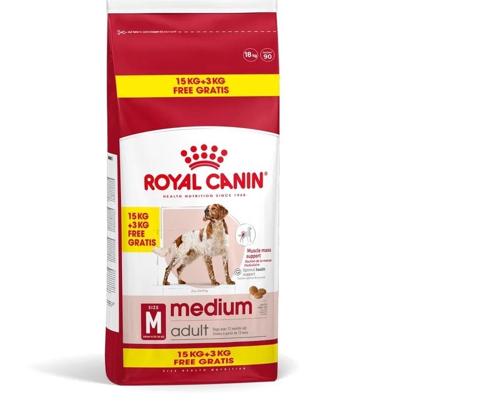 Royal Canin medium adult 15+3KG, Dieren en Toebehoren, Dierenvoeding, Ophalen of Verzenden, Hond