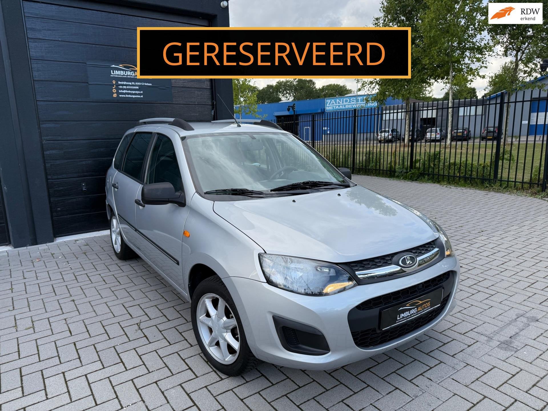 Lada Kalina 2194 Airco Elek Ramen Stoelverwarming! LPG, Auto's, Stof, Gebruikt, Zwart, 4 cilinders