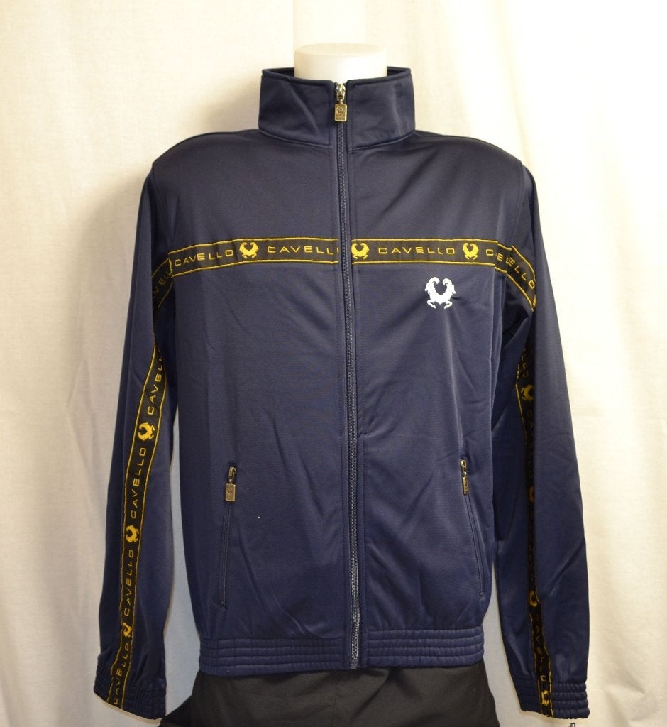 trainingsjack cavello navy maat XXS, XS, S, M en L nieuw, Ophalen of Verzenden, Algemeen, Maat 48/50 (M), Blauw