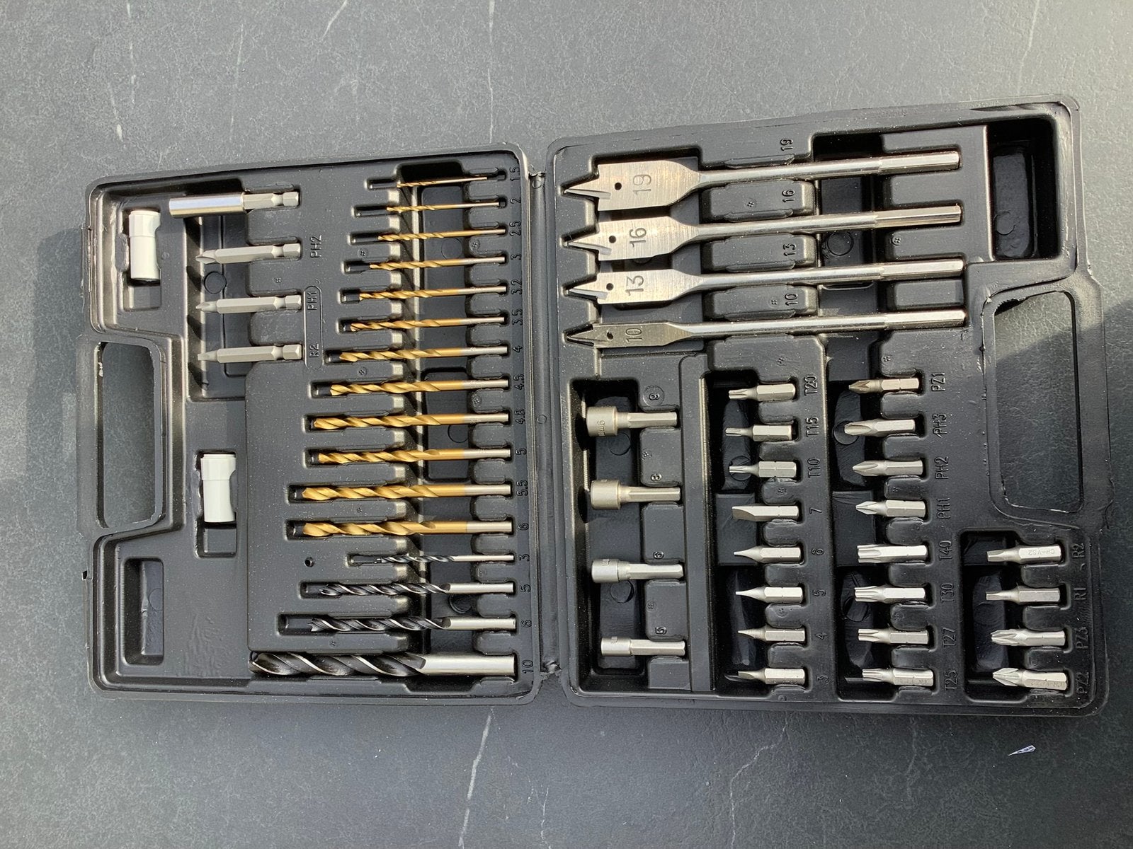 Nieuw boren en bitjes set, Doe-het-zelf en Verbouw, Gereedschap | Handgereedschap, Ophalen of Verzenden, Nieuw, Bitset