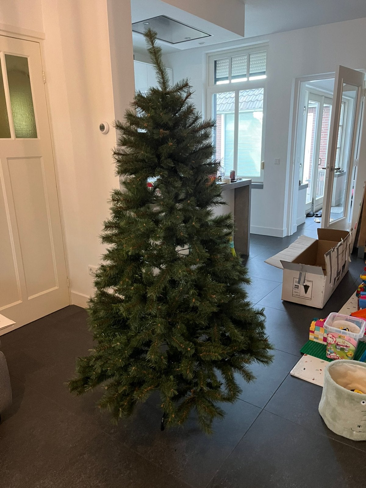 Black box kerstboom, Ophalen, Zo goed als nieuw
