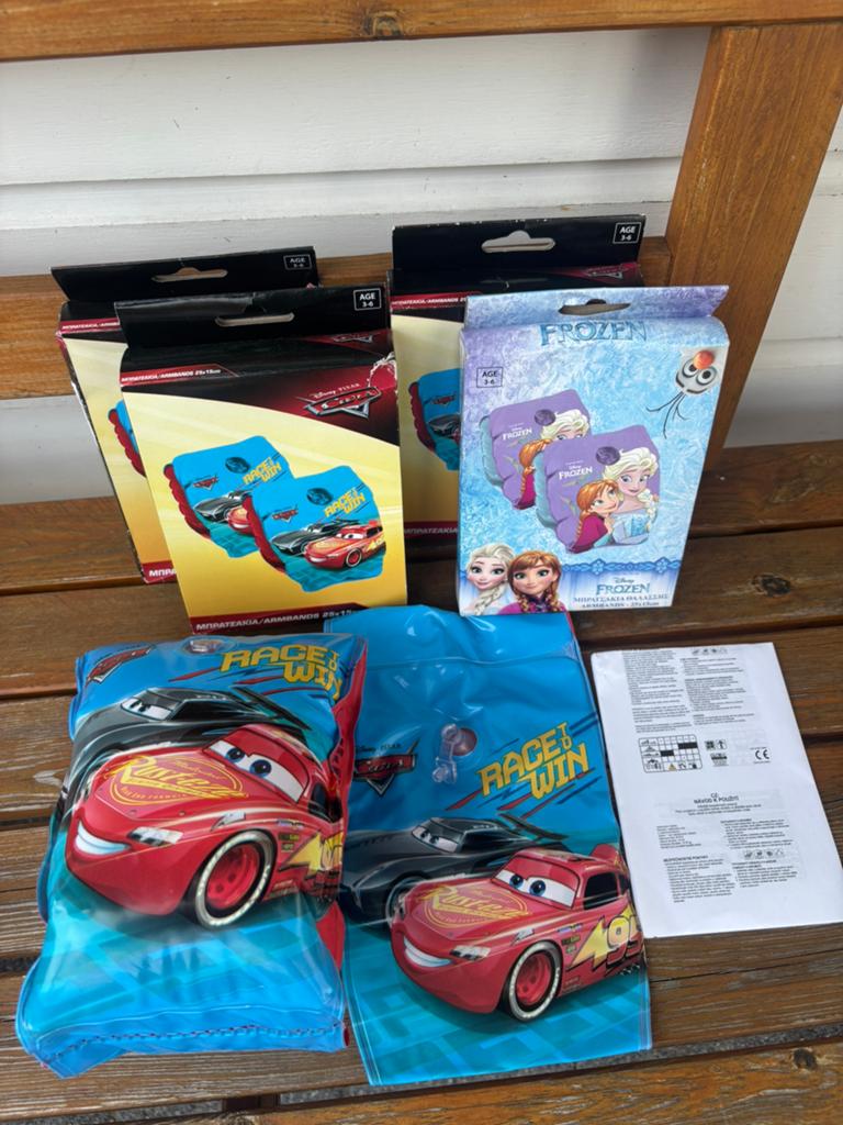 Cars en Frozen zwembandjes Disney Pixar | 3-6 jaar zwemmen, Ophalen of Verzenden, One size, Jongen of Meisje, Zwem-accessoire