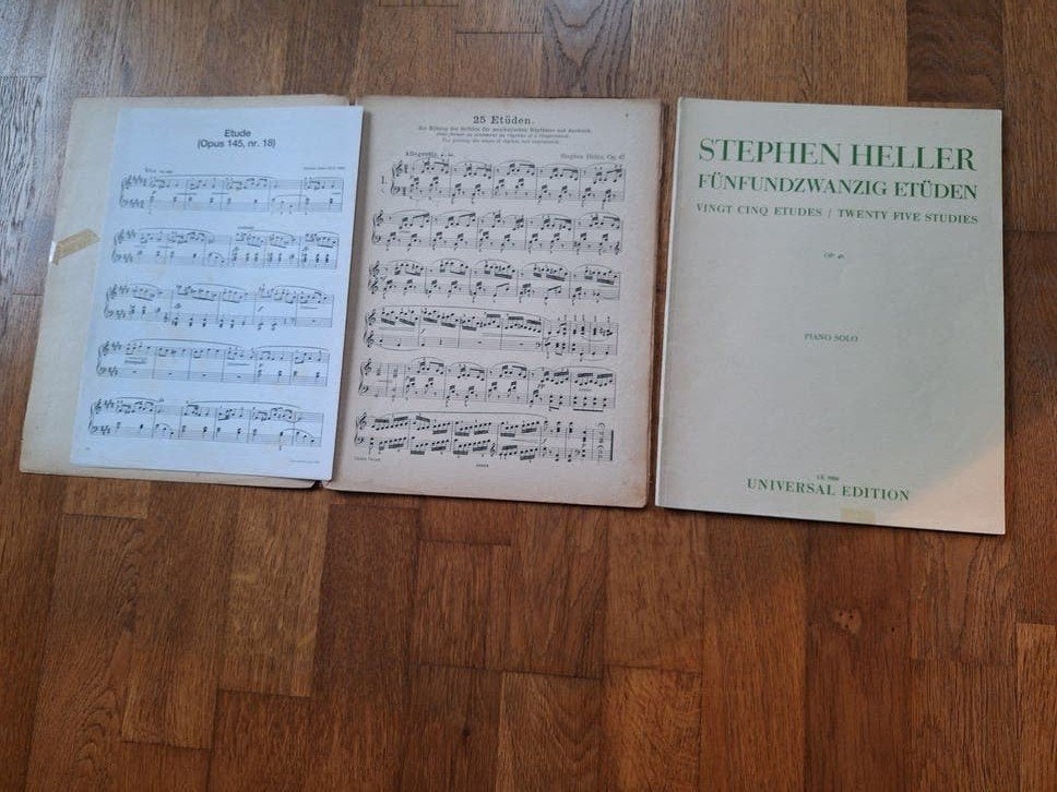Heller piano., Gebruikt, Klassiek, Ophalen of Verzenden, Artiest of Componist