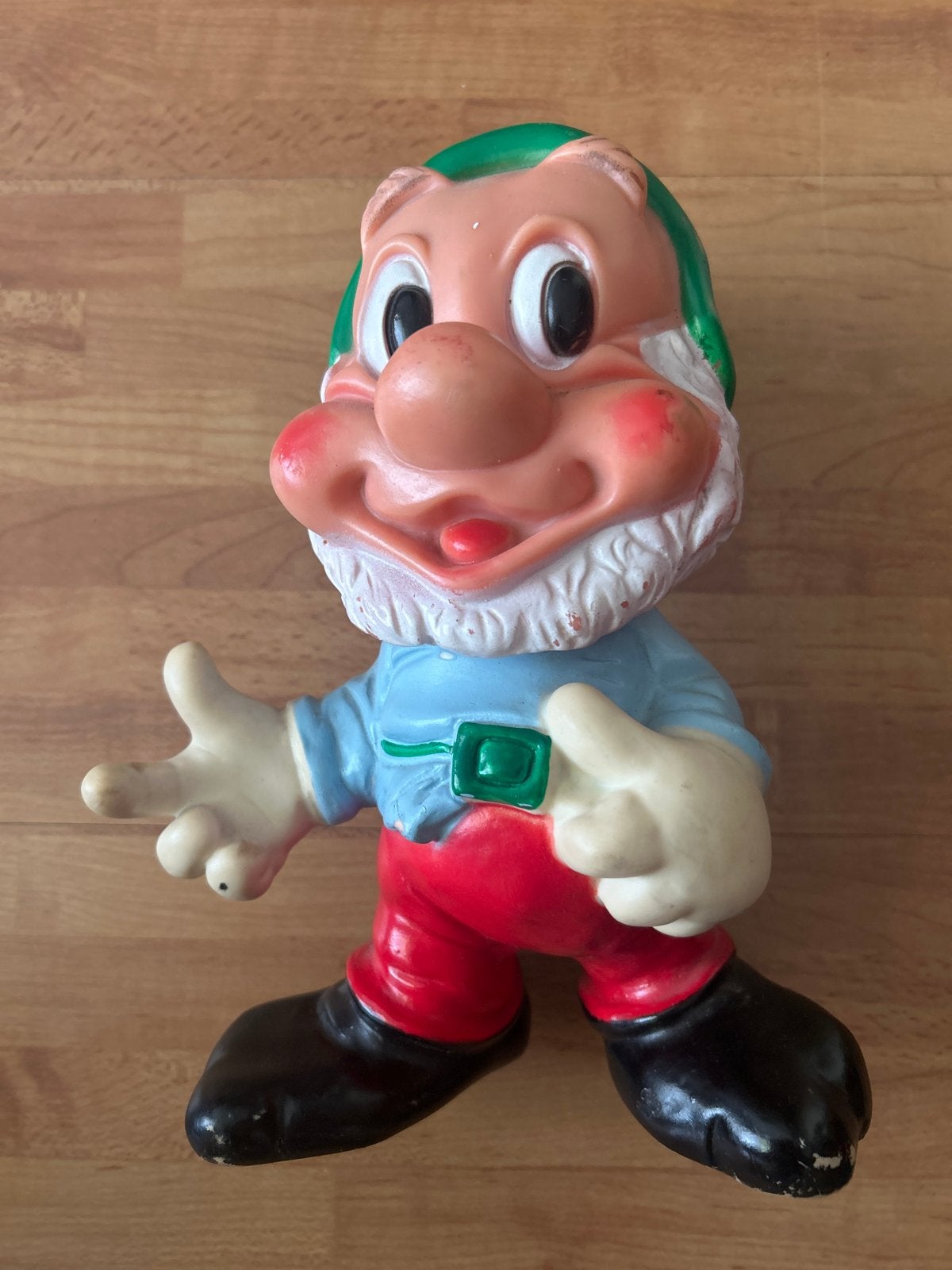 Vintage Disney Dopey beeldje - Made in Italy, Ophalen of Verzenden, Sneeuwwitje of Doornroosje, Gebruikt, Beeldje of Figuurtje