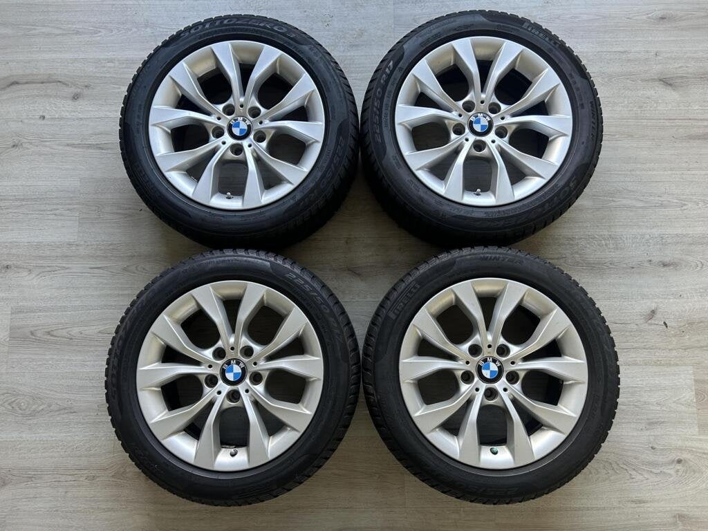 BMW 1 3 serie Velgen 17inch 5x120 TPMS Pirelli winterbanden, Auto-onderdelen, Banden en Velgen, Ophalen, Gebruikt, Banden en Velgen