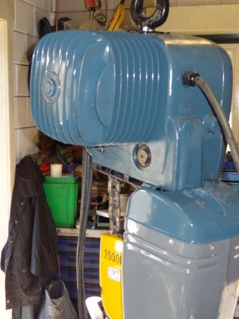 Mooie DEMAG ketting takel type PK 10 NF 2000 kg, Ophalen of Verzenden, Zo goed als nieuw, Elektrisch