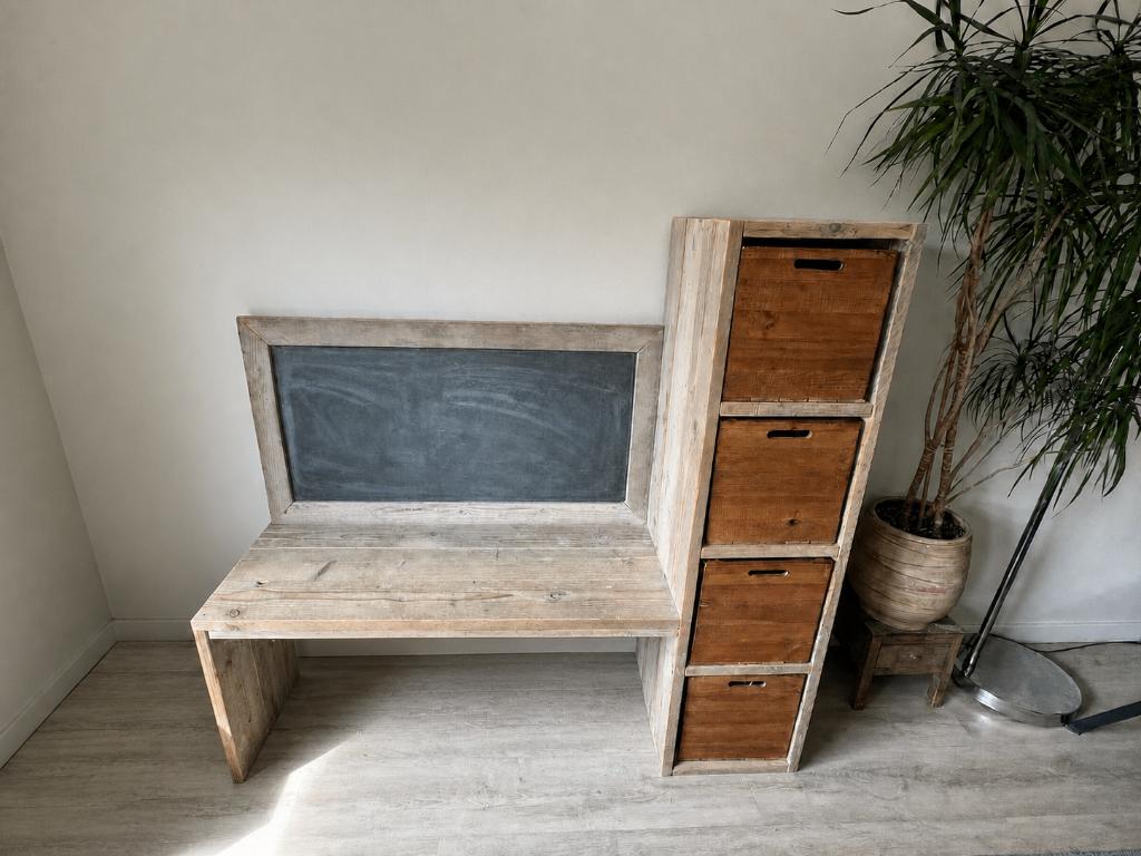 Steigerhouten Speeltafel, Kinderen en Baby's, Speelgoed | Speeltafels, Ophalen, Zo goed als nieuw