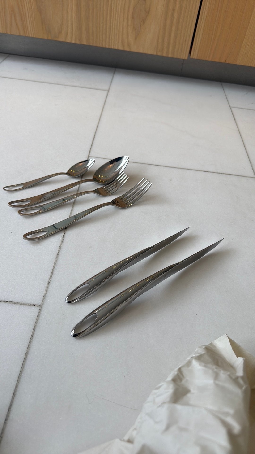 Officina alessi inbox starck bestek, Ophalen