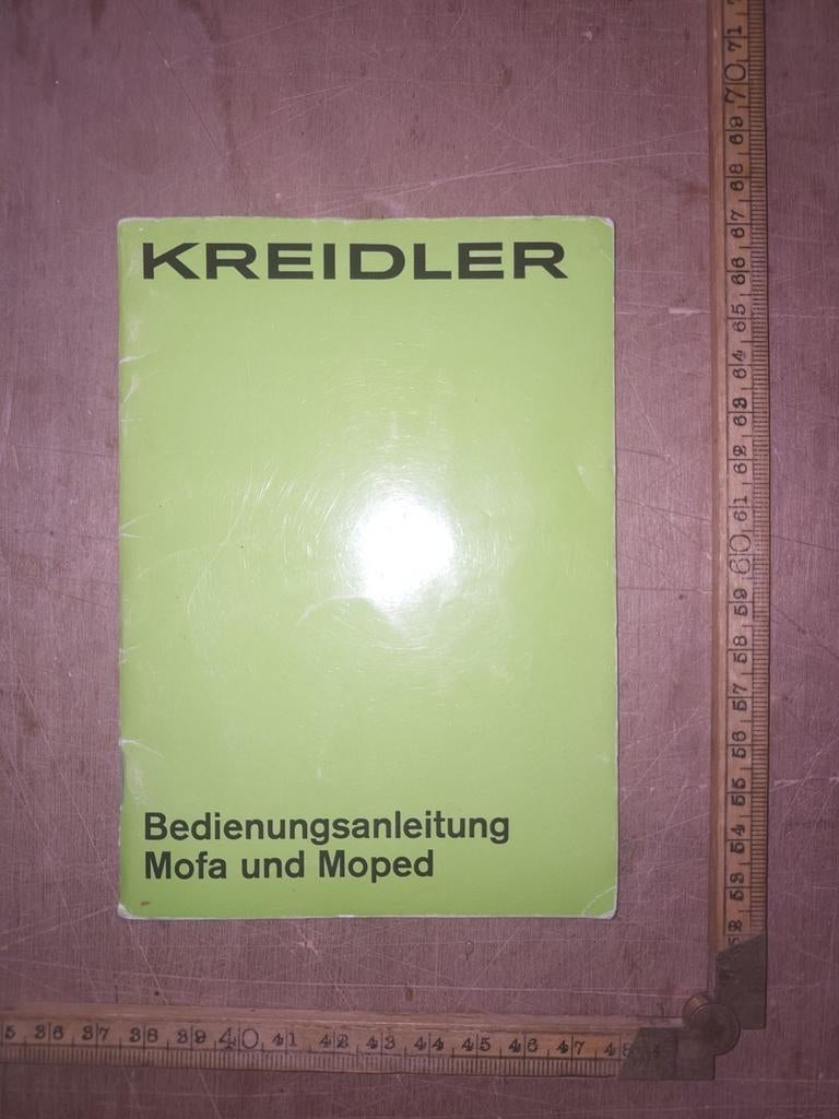 Handleiding Kreidler Mofa und Moped. '74, Ophalen of Verzenden, Gebruikt