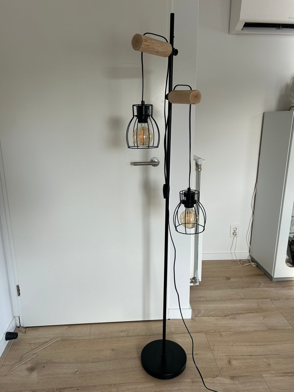Stalamp en tafellamp Mina, Huis en Inrichting, Lampen | Vloerlampen, Ophalen, Zo goed als nieuw, Minder dan 100 cm