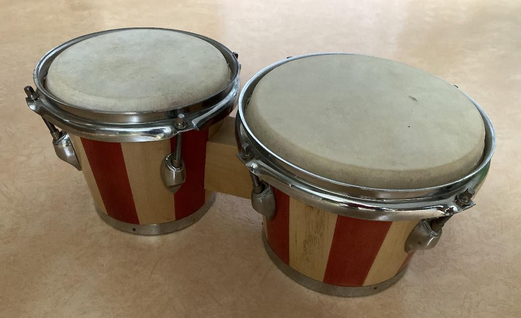 Bongoset Fame DB-105 7" en 8" met stembare vellen, Muziek en Instrumenten, Ophalen of Verzenden, Nieuw, Trommel