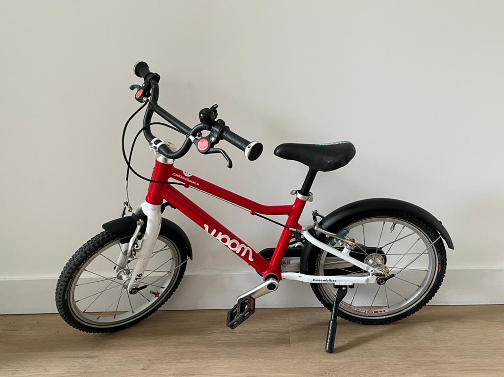 Woom 3 16”, Fietsen en Brommers, Fietsen | Kinderfietsjes, Ophalen, Gebruikt, 16 tot 20 inch