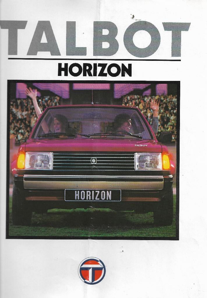 Grote  brochure TALBOT Horizon, 1979 (NL)., Boeken, Auto's | Folders en Tijdschriften, Gelezen, Ophalen of Verzenden, Talbot, Overige merken