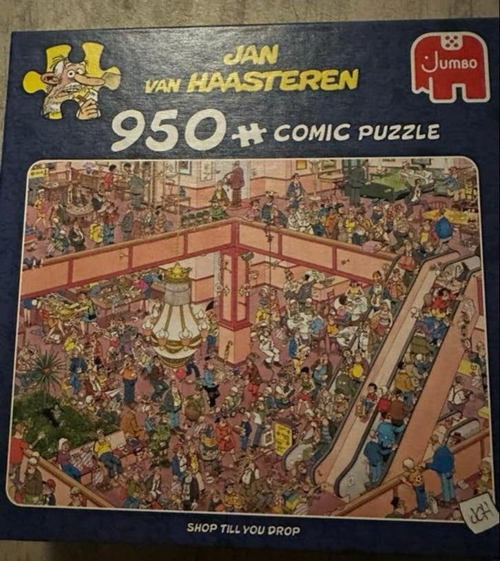 Jan van Haasteren 950 stukjes - Shop Till You Drop, Ophalen of Verzenden, 500 t/m 1500 stukjes, Zo goed als nieuw, Legpuzzel