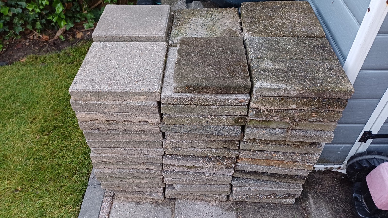 Stoeptegels 30x30 , 80 stuks, Ophalen, Gebruikt, Overige materialen