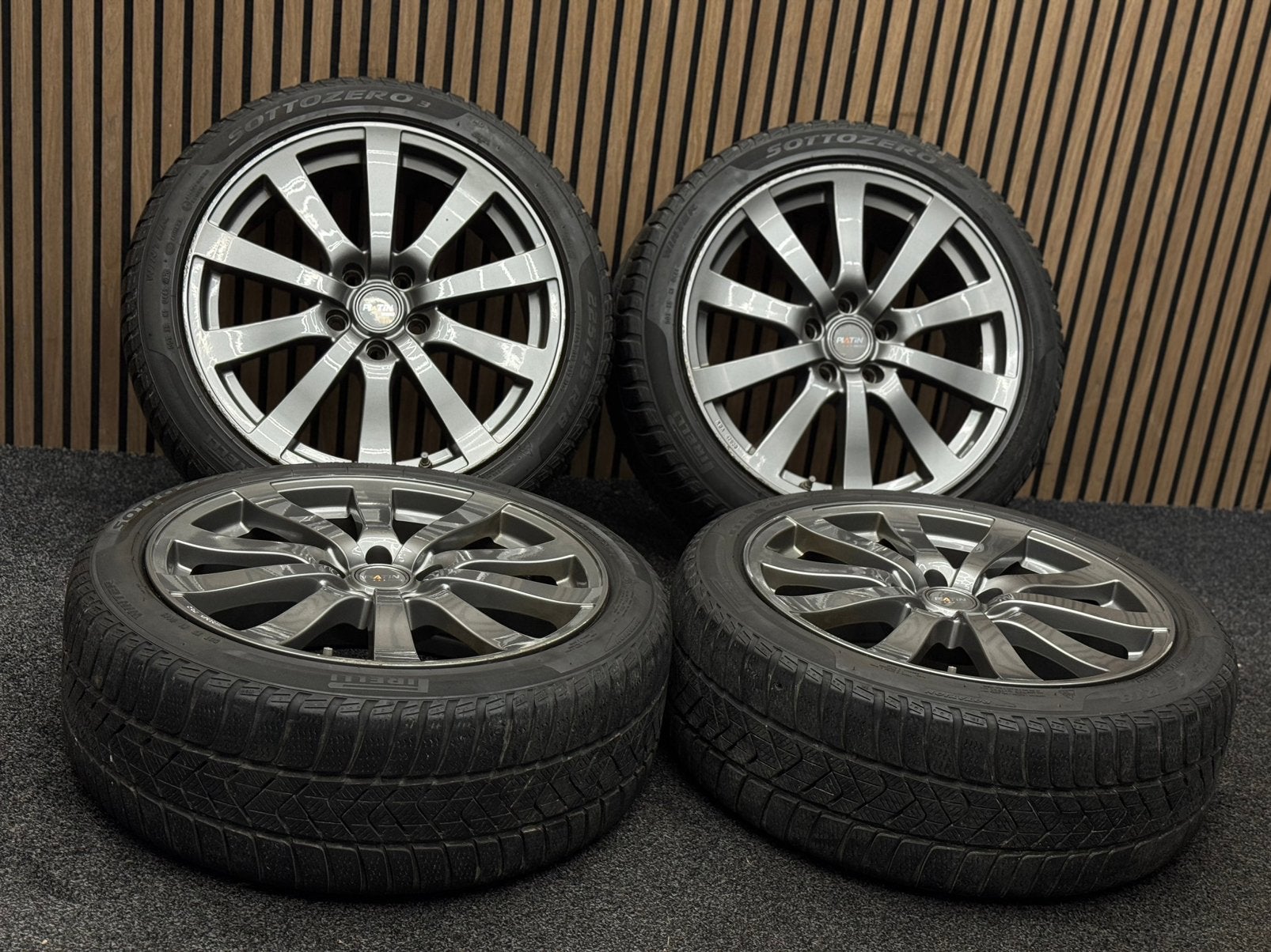 WINTER! 18 inch Platin P58 - Mercedes A B CLA 5x112 TPMS, Ophalen, 18 inch, ., Banden en Velgen