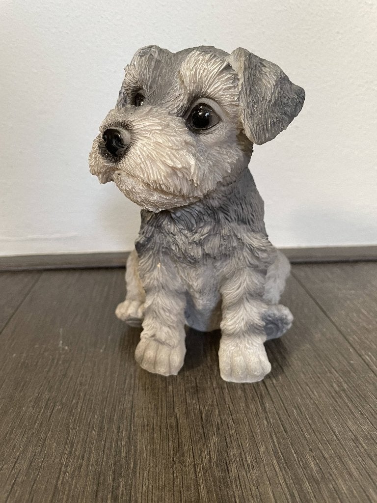 standbeeld grijze labrador, Overige stijlen, Ophalen of Verzenden, Zo goed als nieuw, Grijs