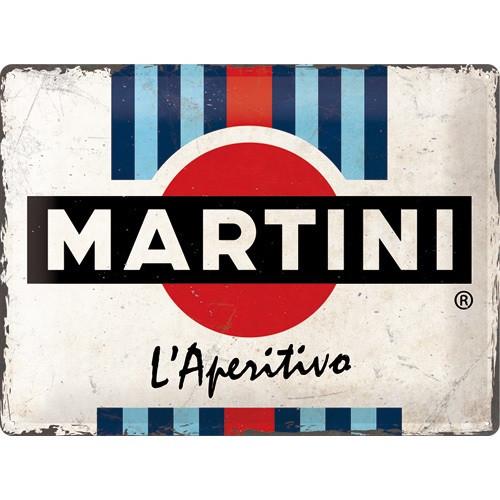 Martini Laperitivo logo relief reclamebord van metaal deco, Reclamebord, Info@deconoord.nl, Deco Noord, Nieuw