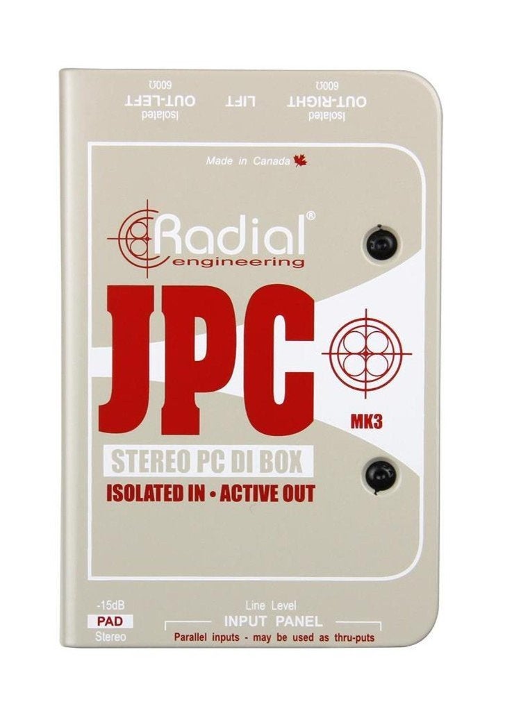Radial JPC actieve stereo DI box voor laptops en computers, ., Overige typen, Nieuw, Ophalen of Verzenden