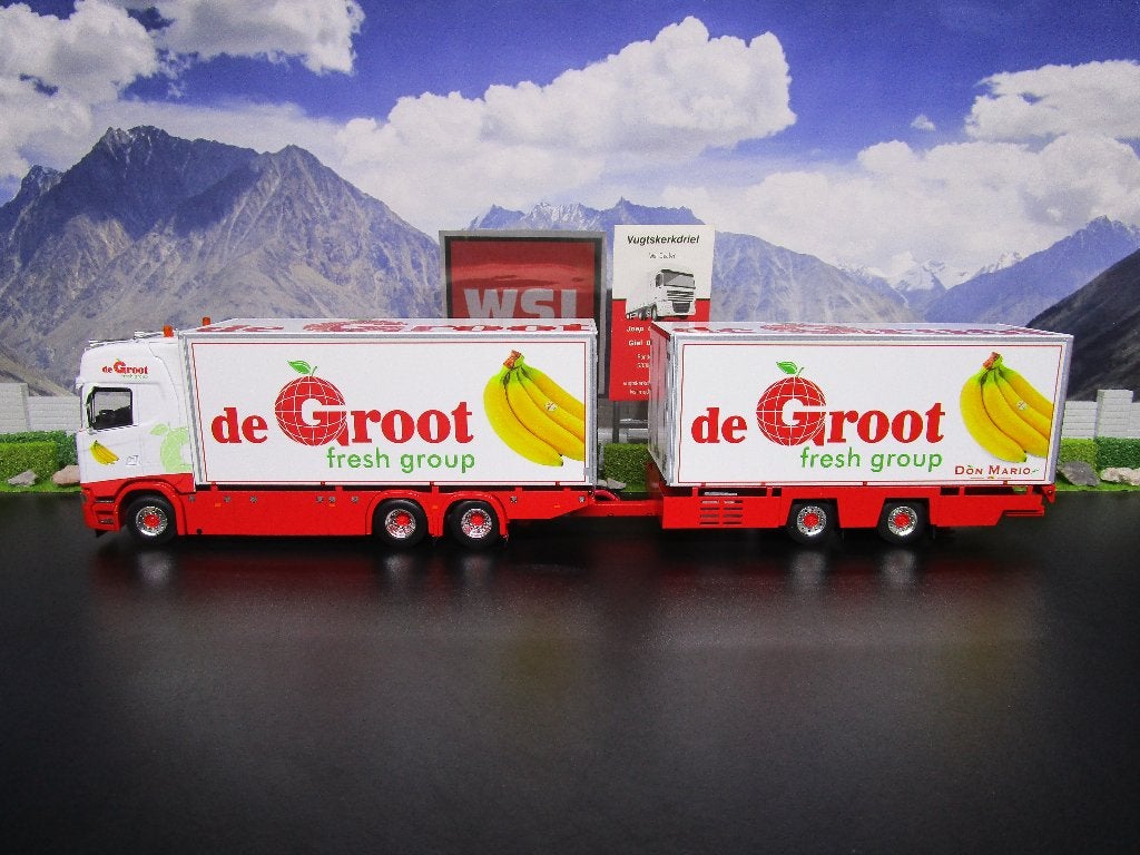 nieuw  wsi 02-3065 de groot fresh group hedel, Hobby en Vrije tijd, Modelauto's | 1:50, Ophalen of Verzenden, Nieuw, Bus of Vrachtwagen