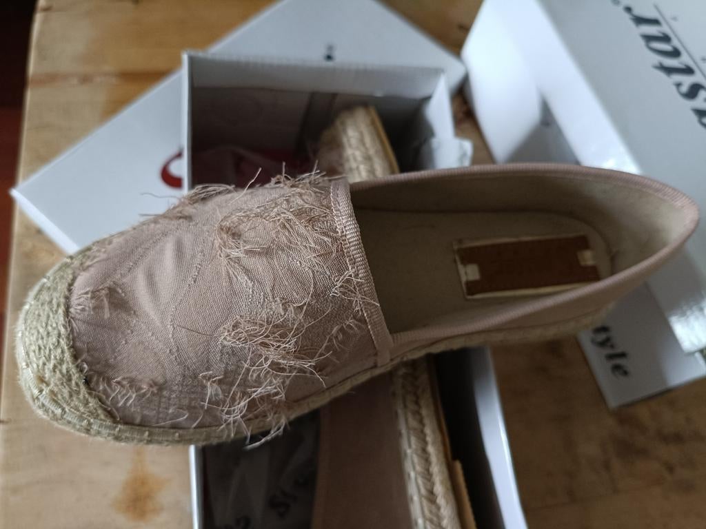Instappers Maat 38 Nieuw, Nieuw, Ophalen of Verzenden, Seastar Blue, Espadrilles of Moccasins