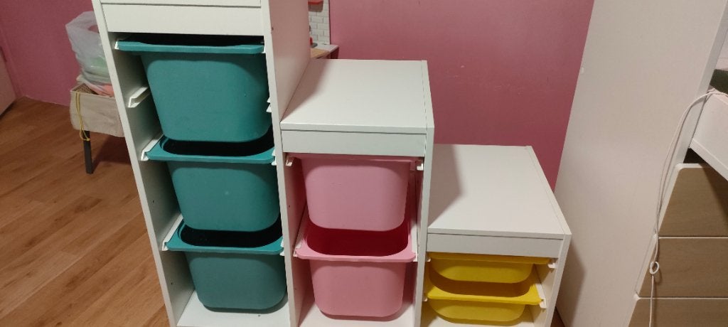 kinder speelgoed kast, Kast, Ophalen of Verzenden, Zo goed als nieuw, 75 tot 100 cm