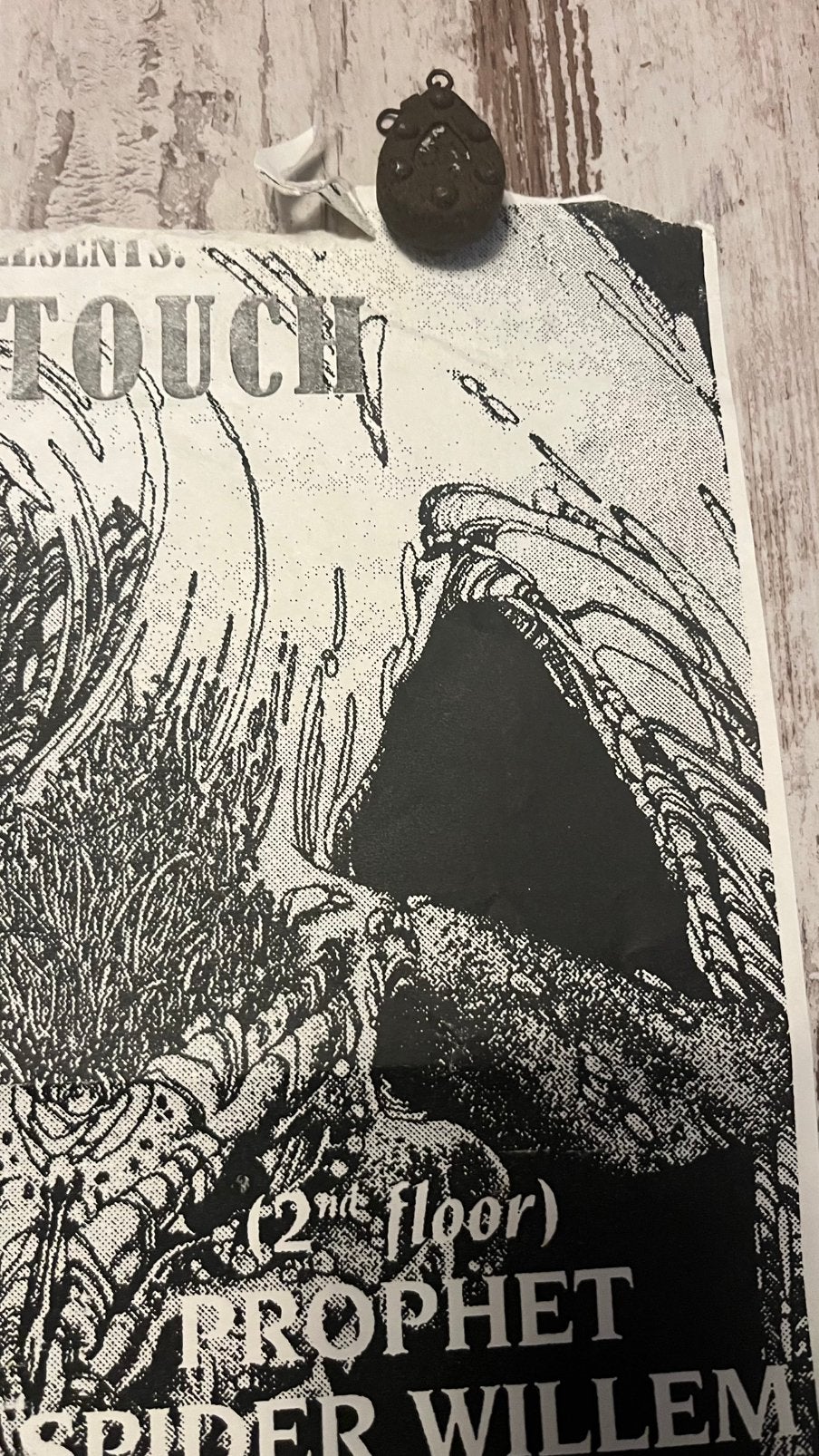 Magic touch poster gabber hardcore rave Thunderdome, Ophalen of Verzenden, Gebruikt, A1 t/m A3