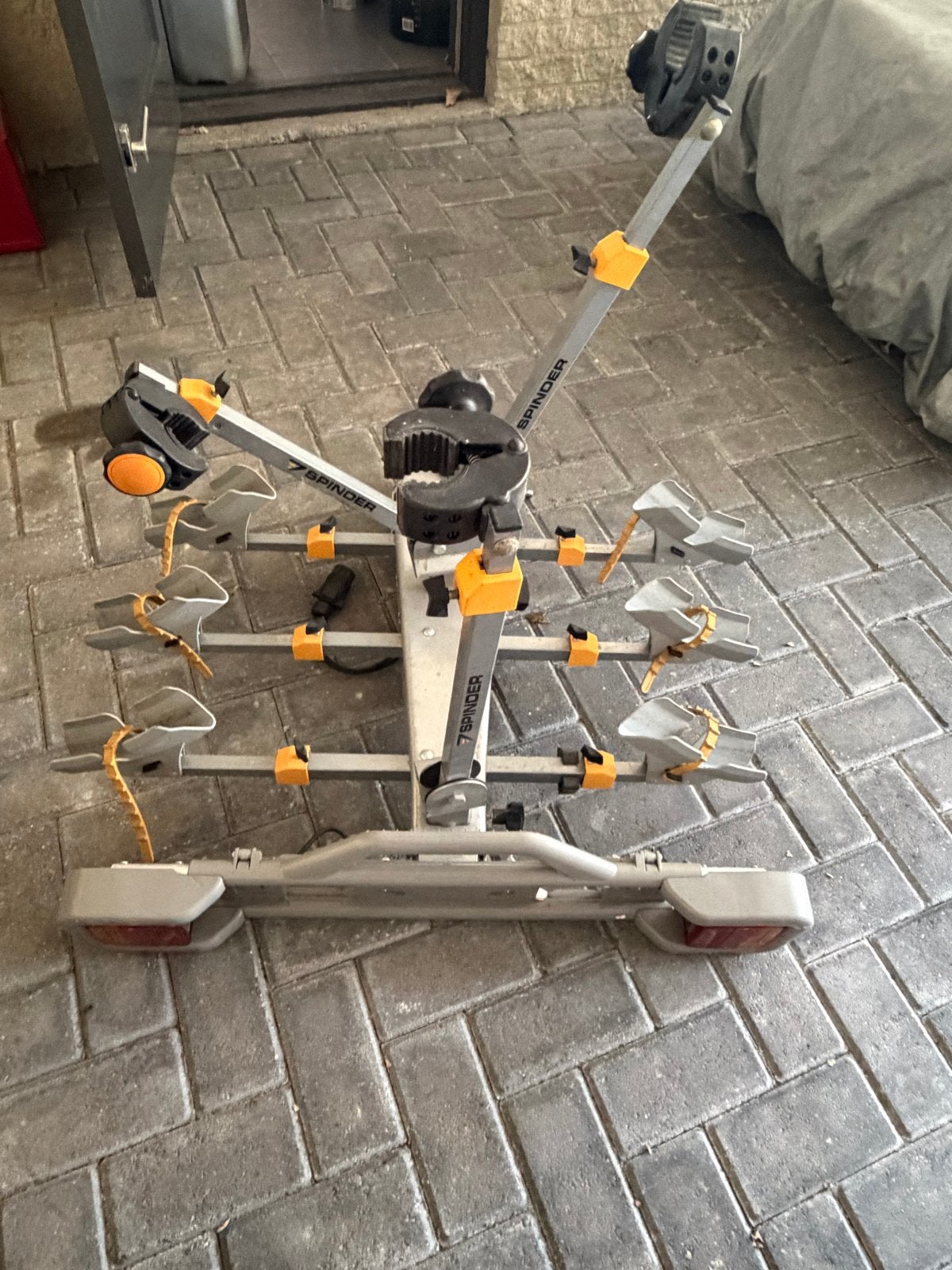 Spinder Falcon RC-3-FN | fietsdrager | 3 fietsen kantelbaar, Ophalen, 3 fietsen of meer, Gebruikt, Trekhaakdrager
