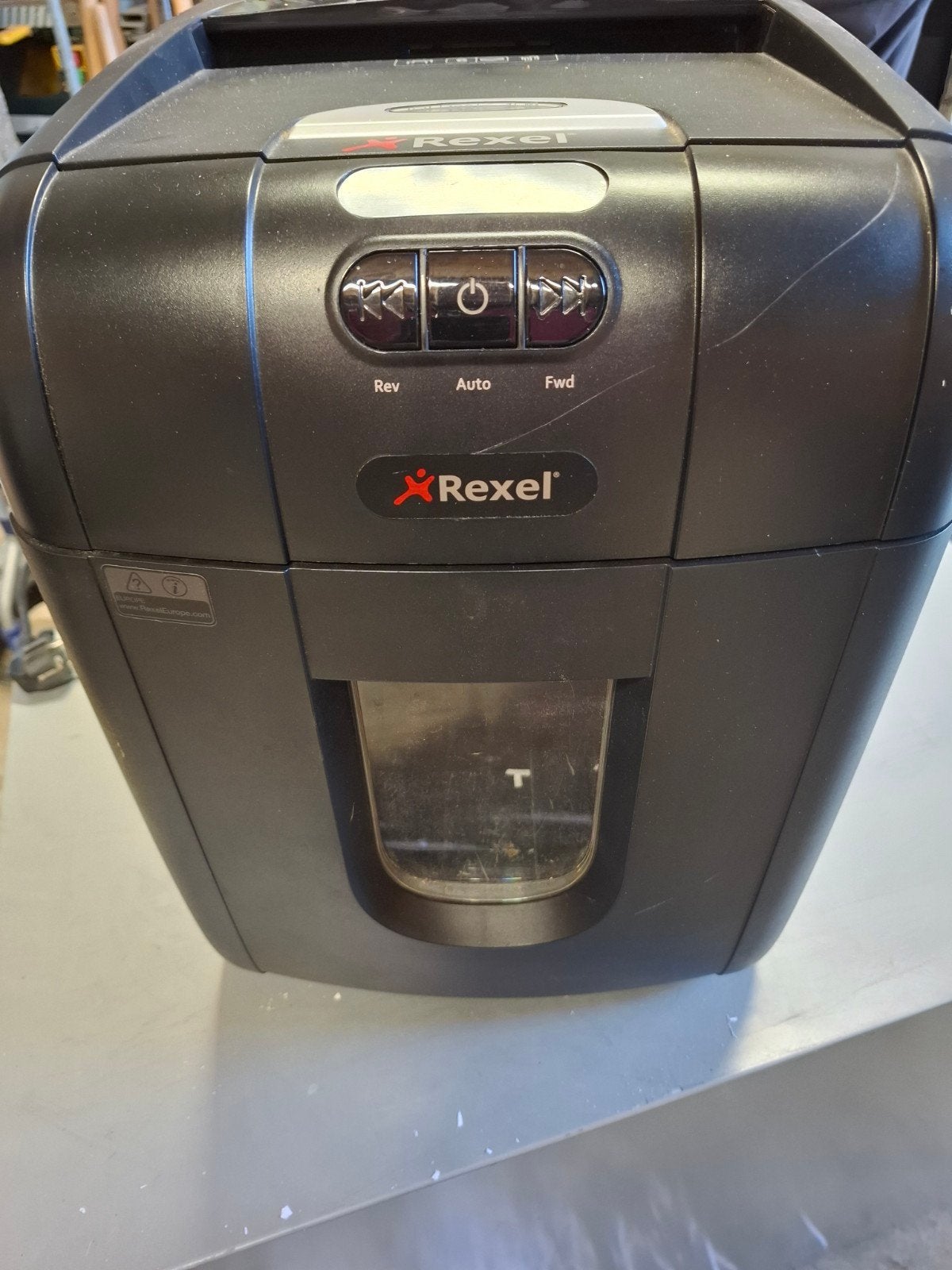 Rexel 130X papierversnipperaar, Ophalen, Gebruikt