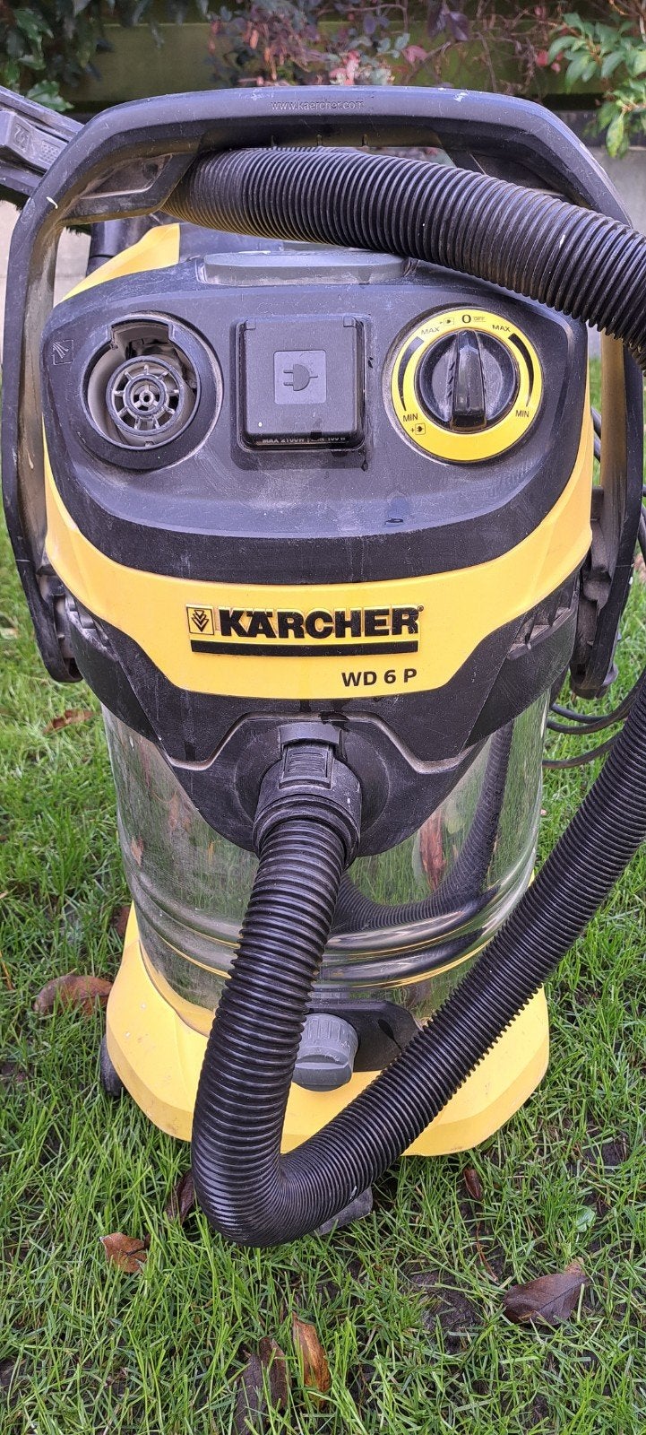 Kärcher WD 6 P Nat- en Droogzuiger, Witgoed en Apparatuur, Gebruikt, Ophalen of Verzenden, Waterstofzuiger, Reservoir