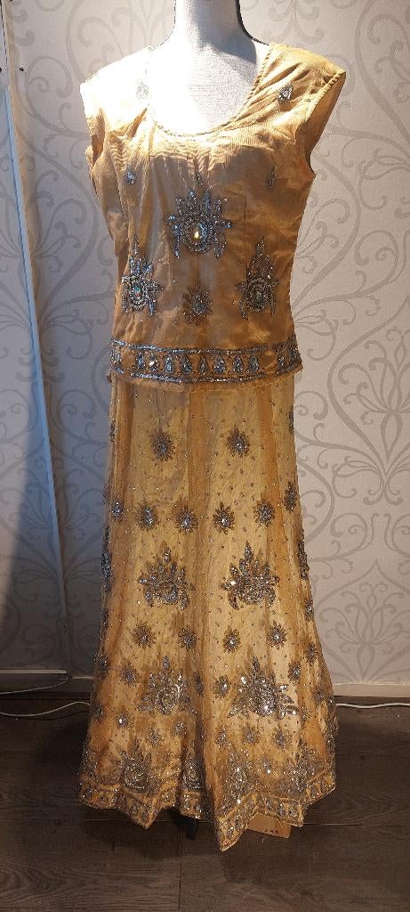 Lehenga choli bollywooddress saree ghahra choli, Ophalen of Verzenden, Nieuw, Maat 36 (S), Galajurk