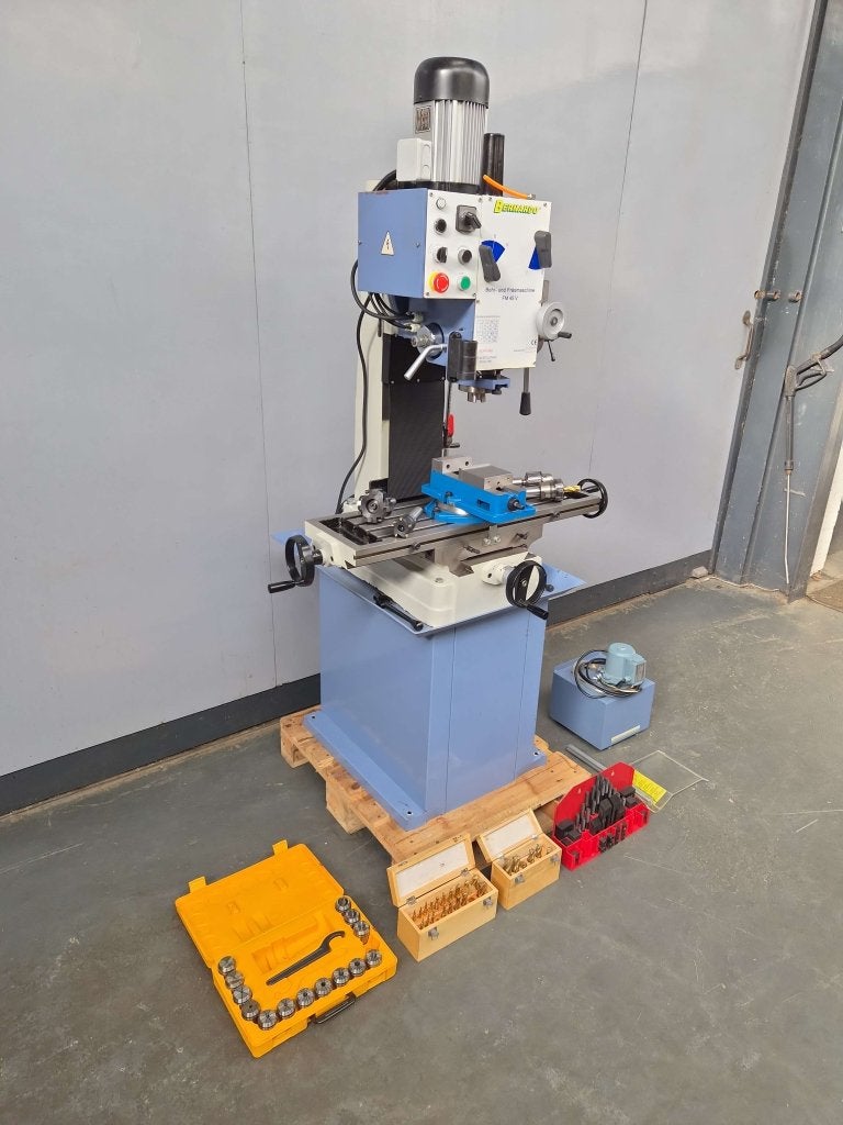 Bernardo FM 45 V Boor - freesmachine + veel toebehoren, Niet ingevuld, Niet ingevuld, Ophalen of Verzenden, Zo goed als nieuw