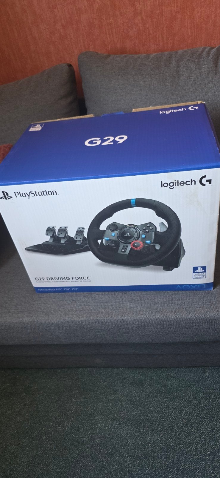 Logitech G29 Driving Force Racestuur met Pedalen, Racestuur, Force feedback, Ophalen of Verzenden, Zo goed als nieuw