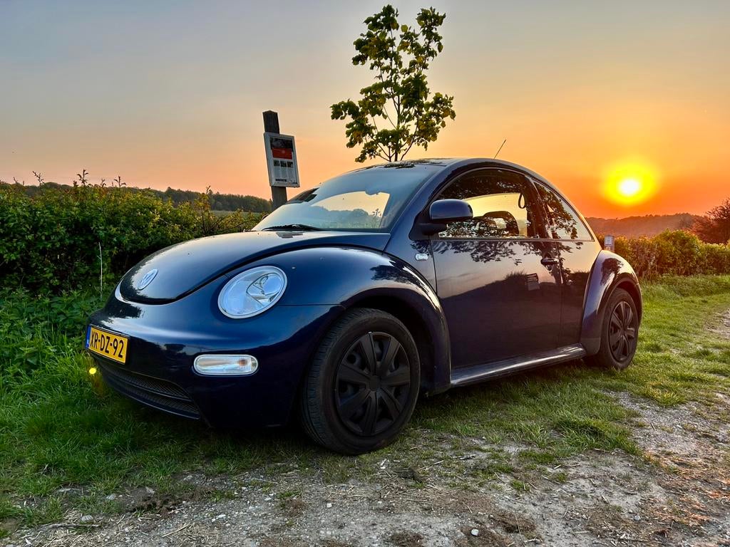Volkswagen Beetle (Kever) 2.0 85KW 1999 Blauw met weinig km!, Auto's, Volkswagen, Voorwielaandrijving, 1203 kg, Beetle (Kever)