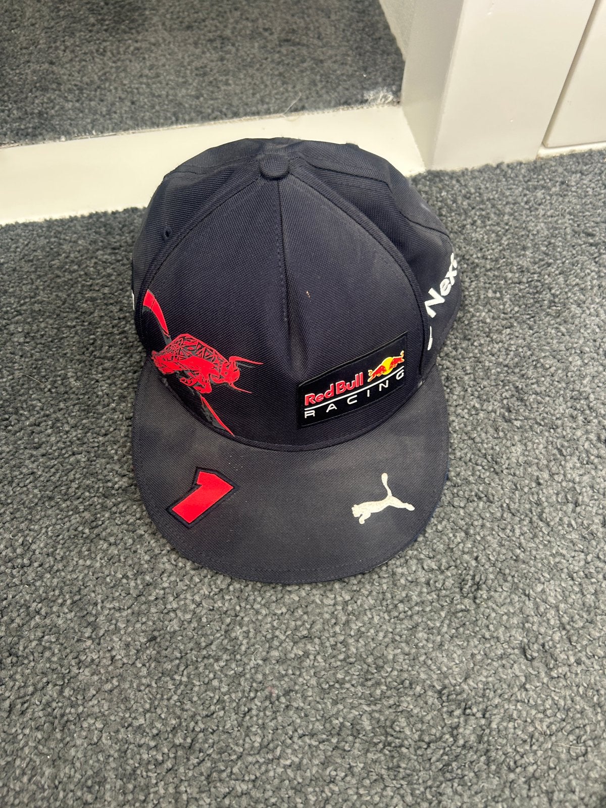 Red Bull Racing Max Verstappen F1 Pet, Ophalen of Verzenden, Gedragen, One size fits all, Pet