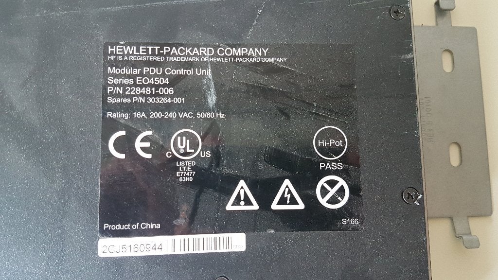 HP Modular PDU Control Unit, Ophalen of Verzenden, Gebruikt